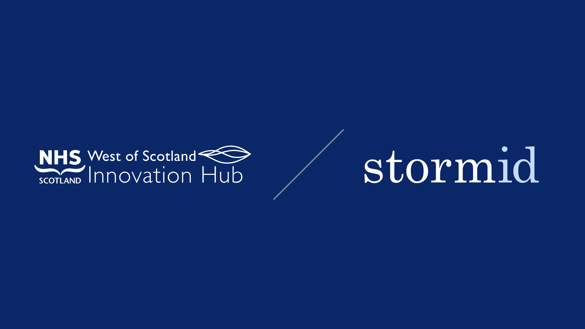 West of Scotland Innovation Hub and Storm ID logos
