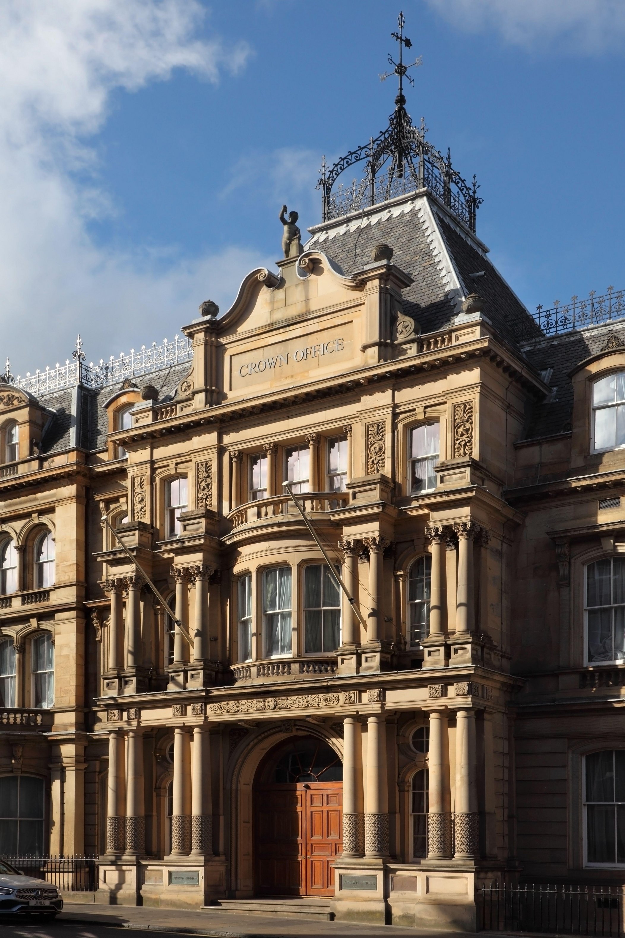 The Crown Office and Procurator Fiscal Service building, formerly Heriot Watt University (1886), Chambers Street, Edinburgh, Scotland, UK.